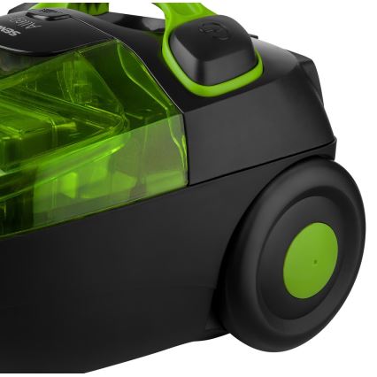 Sencor - Påslös dammsugare 1,5 l 890W/230V grön/svart