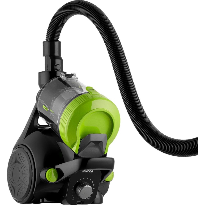 Sencor - Påslös dammsugare 2 l 700W/230V svart/grön