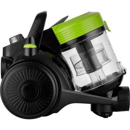 Sencor - Påslös dammsugare 2 l 700W/230V svart/grön