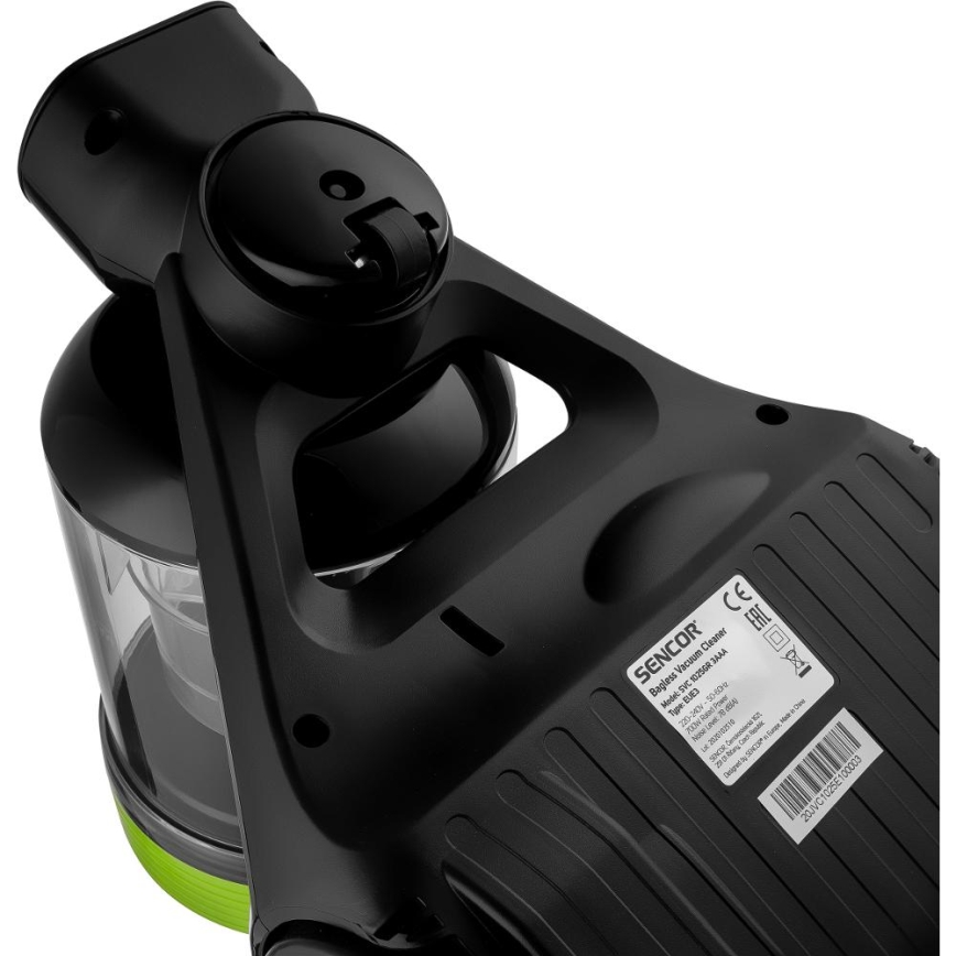 Sencor - Påslös dammsugare 2 l 700W/230V svart/grön