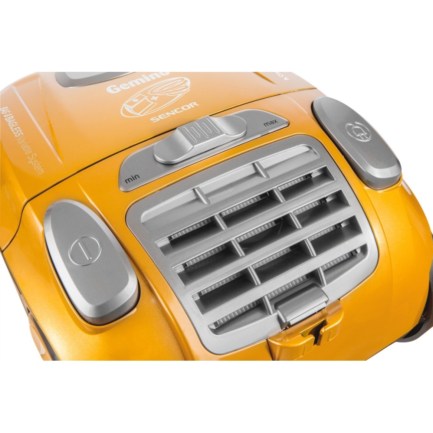 Sencor - Påslös dammsugare 4,5 l/3 l 700W/230V gold