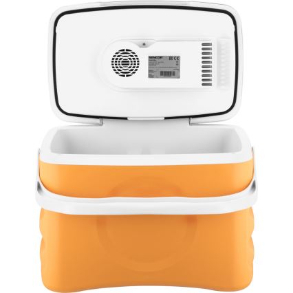 Sencor - Portabelt bilkylskåp 22 l 45W/12V orange/vit