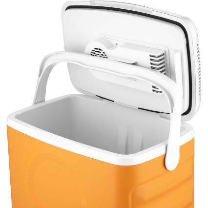 Sencor - Portabelt bilkylskåp 22 l 45W/12V orange/vit