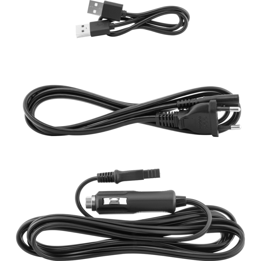 Sencor - Portabelt bilkylskåp 30 l 55W/5V /12V/230V grön/vit