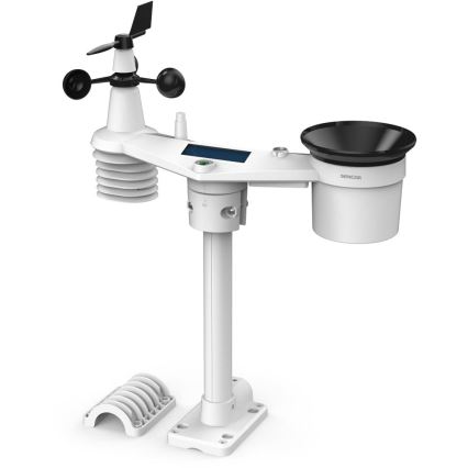 Sencor - Professionell väderstation med färg-LCD-display 5V 1xCR2032 + 3xAA + 2xAA Wi-Fi Tuya