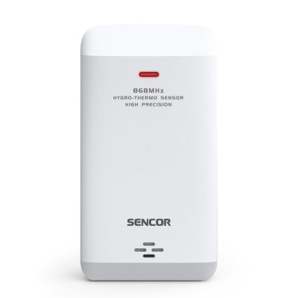 Sencor - Professionell väderstation med färgad LCD-display 5V/1xCR2032 + 3xAA Wi-Fi