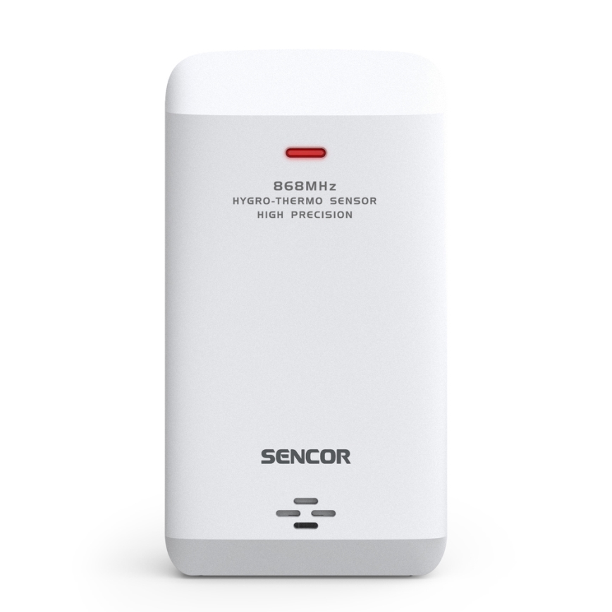 Sencor - Professionell väderstation med färgad LCD-display 5V/1xCR2032 + 3xAA Wi-Fi