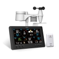 Sencor - Professionell väderstation med färgad LCD-display 5V/1xCR2032 + 3xAA Wi-Fi