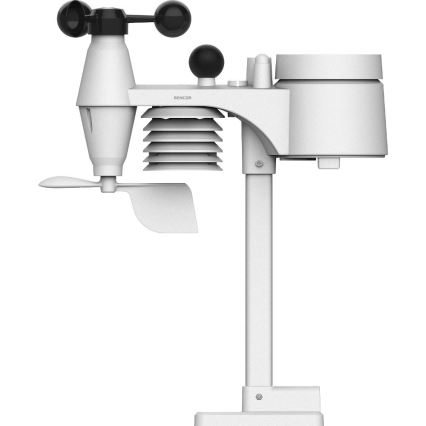 Sencor - Professionell väderstation med färg-LCD-display och väckarklocka 5V/1xCR2032 + 3xAA