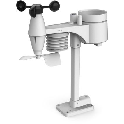 Sencor - Professionell väderstation med färg-LCD-display och väckarklocka 5V/1xCR2032 + 3xAA Wi-Fi