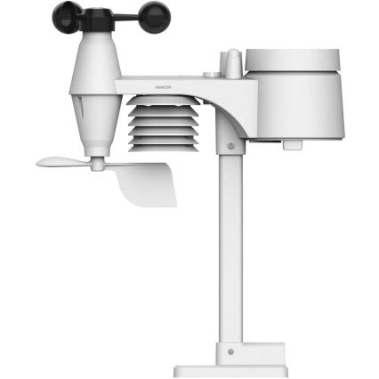 Sencor - Professionell väderstation med färg-LCD-display och väckarklocka 5V/1xCR2032 + 3xAA Wi-Fi