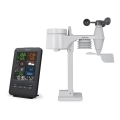 Sencor - Professionell väderstation med LCD-skärm och väckarklocka 1xCR2032 + 3xAA