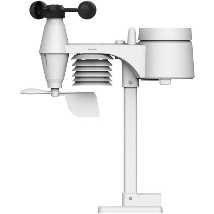Sencor - Professionell väderstation med färg-LCD-display och väckarklocka 5V/3xAAA + 3xAA