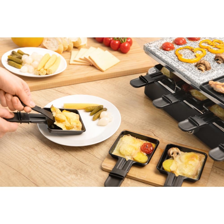Sencor - Raclette grill med tillbehör 1400W/230V