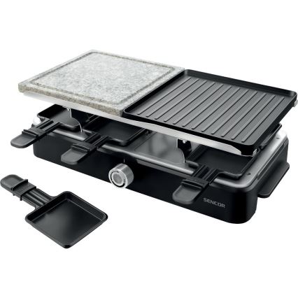 Sencor - Raclette grill med tillbehör 1400W/230V