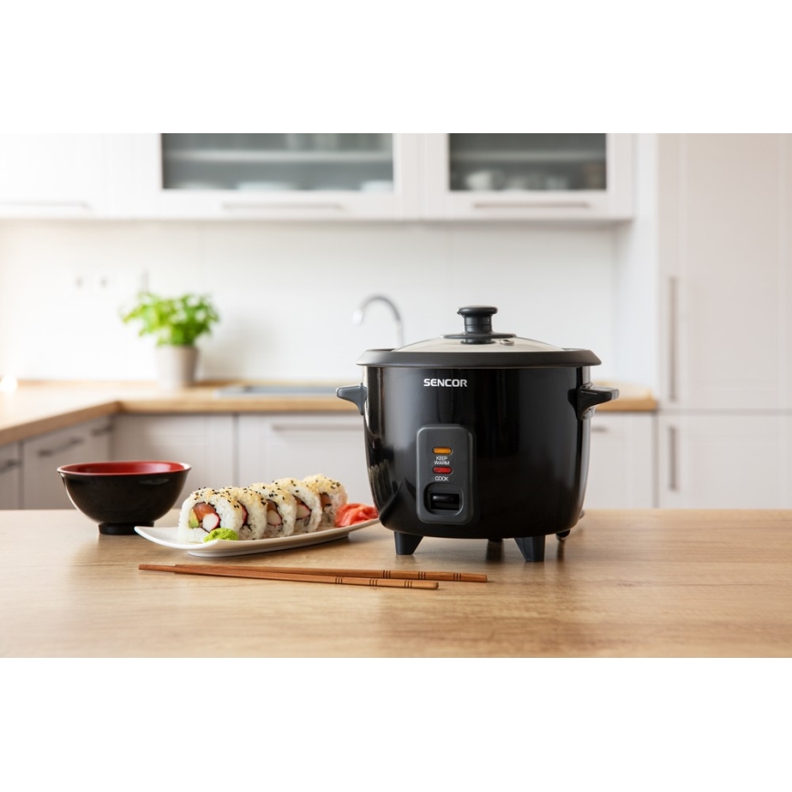 Sencor - Riskokare 300W/230V 0,6l svart
