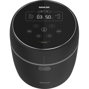 Sencor - Riskokare 350W/230V 0,6 l svart