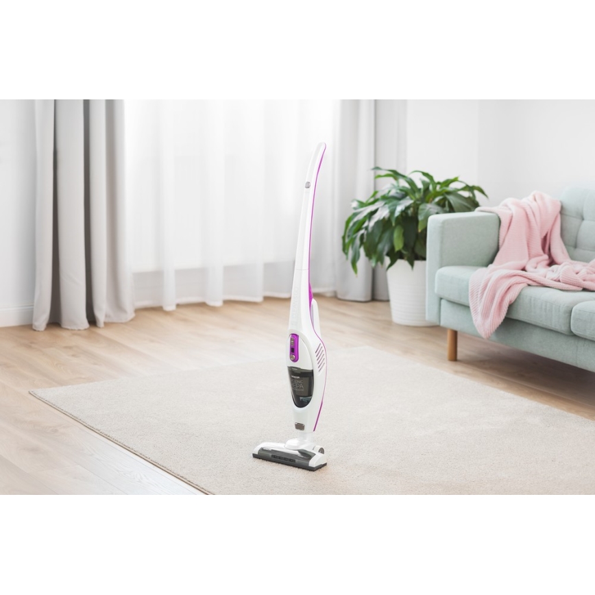 Sencor - Skaftdammsugare 2in1 110W/14,8V 2200 mAh vit