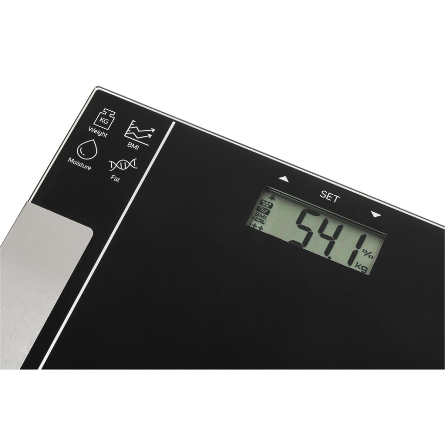 Sencor - Smart fitness våg 1xCR2032 svart