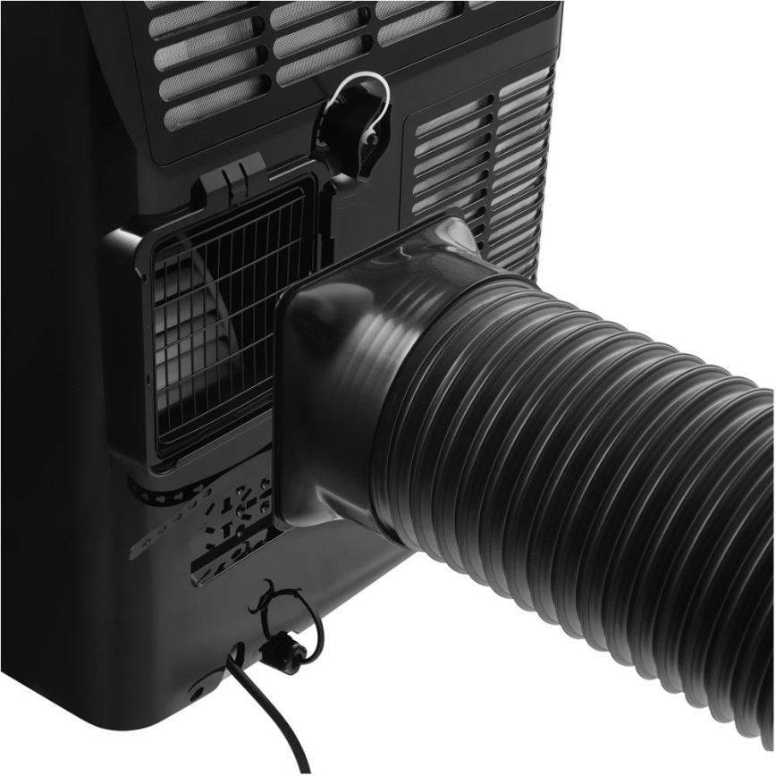 Sencor - Smart mobil luftkonditionering 4-i-1 med komplett tillbehör 900W/230V 9000 BTU Wi-Fi svart + fjärrkontroll