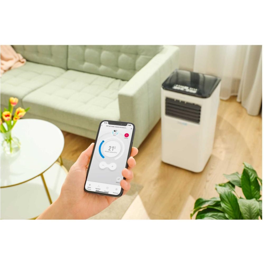 Sencor - Smart mobil luftkonditionering 3i1 med kompletta tillbehör 1050W/230V 10000 BTU Wi-Fi + fjärrkontroll