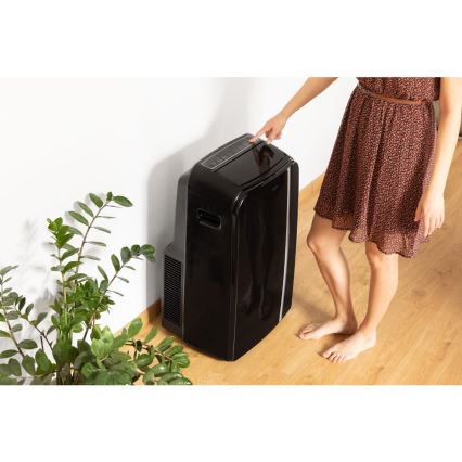 Sencor - Smart mobil luftkonditionering 3i1 med kompletta tillbehör 1450W/230V 12000 BTU Wi-Fi svart + fjärrkontroll