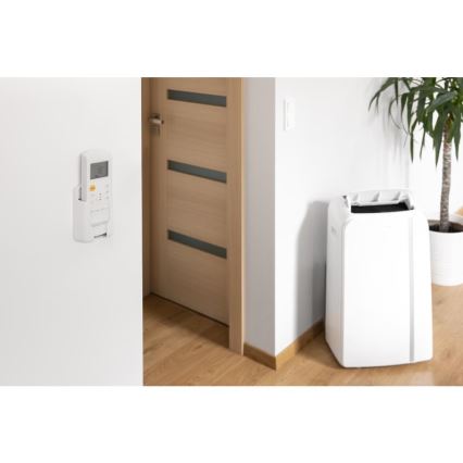Sencor - Smart mobil luftkonditionering 3i1 med kompletta tillbehör 1450W/230V 12000 BTU Wi-Fi vit + fjärrkontroll