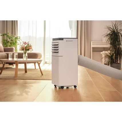 Sencor - Smart portabel luftkonditionering 3-i-1 inklusive komplett tillbehör 1020W/230V 10000 BTU Wi-Fi vit + fjärrkontroll