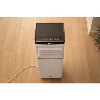 Sencor - Smart portabel luftkonditionering 3-i-1 inklusive komplett tillbehör 1020W/230V 10000 BTU Wi-Fi vit + fjärrkontroll
