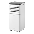 Sencor - Smart portabel luftkonditionering 3-i-1 inkl. komplett tillbehörspaket 815W/230V 8000 BTU Wi-Fi vit + fjärrkontroll