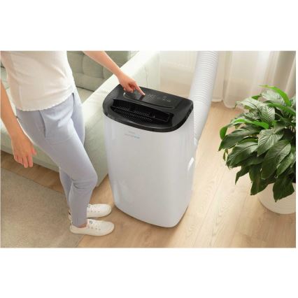 Sencor - Smart portabel luftkonditionering 4-i-1 inklusive komplett tillbehörspaket 1750W/230V 18000 BTU Wi-Fi vit + fjärrkontroll
