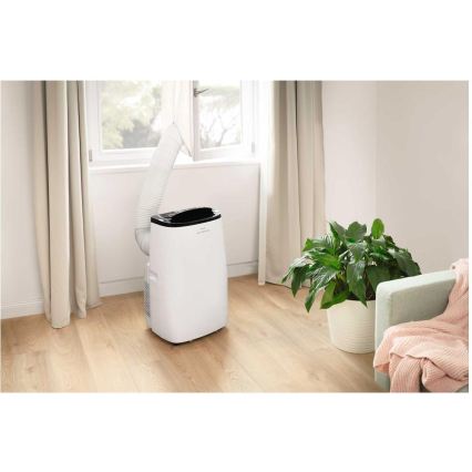 Sencor - Smart portabel luftkonditionering 4-i-1 inklusive komplett tillbehörspaket 1750W/230V 18000 BTU Wi-Fi vit + fjärrkontroll