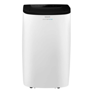 Sencor - Smart portabel luftkonditionering 4-i-1 inklusive komplett tillbehörspaket 1750W/230V 18000 BTU Wi-Fi vit + fjärrkontroll