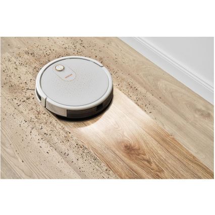 Sencor - Smart robotdammsugare med mop 2-i-1 28W/2600 mAh Wi-Fi vit + fjärrkontroll
