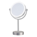 Sencor - Sminkspegel med LED-bakgrundsbelysning LED/5W/230V rostfri