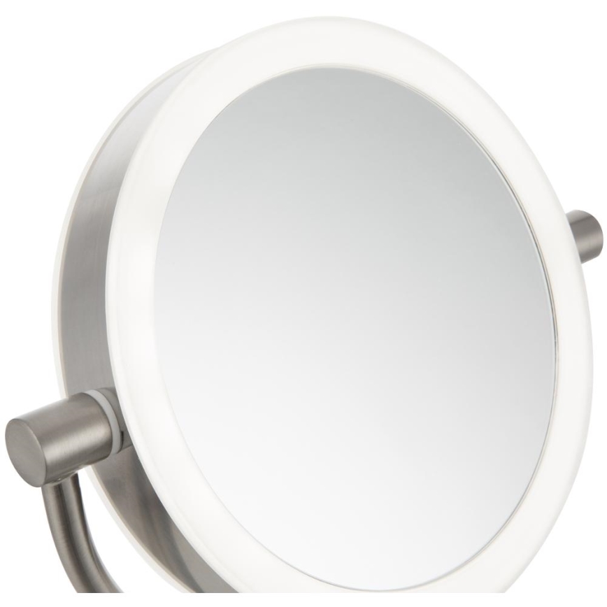 Sencor - Sminkspegel med LED-bakgrundsbelysning LED/5W/230V rostfri