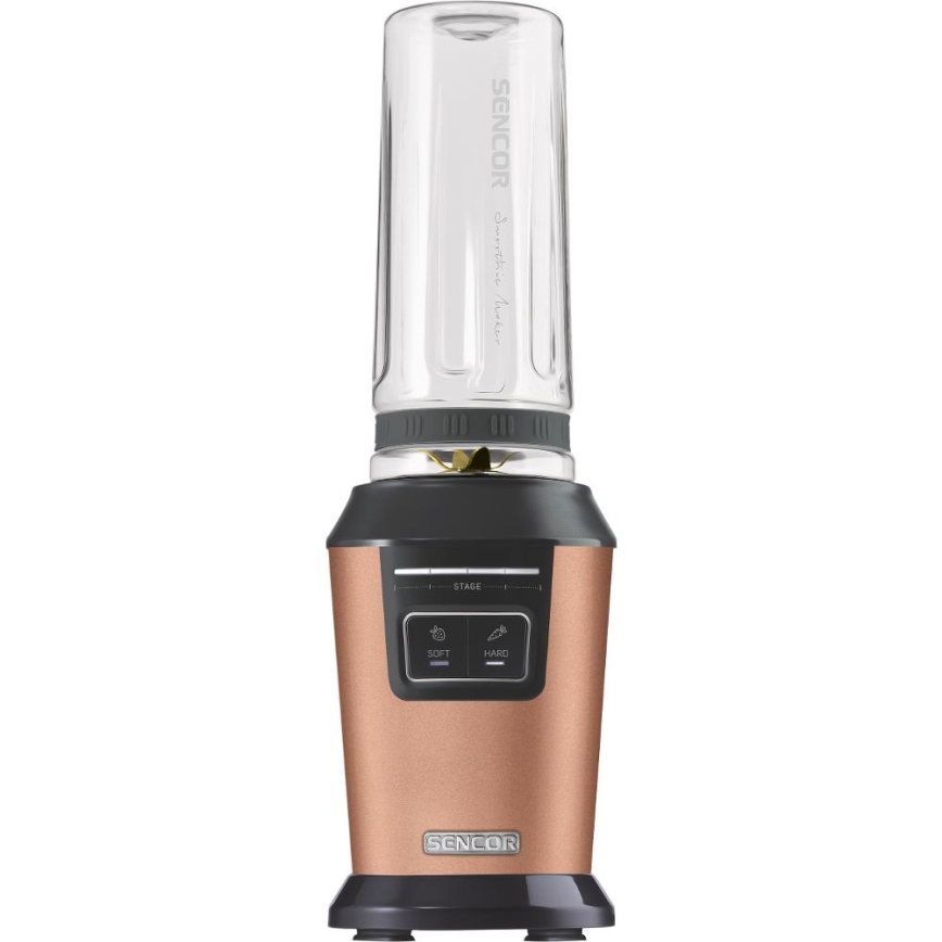 Sencor - Smoothieblender med tillbehör 800W/230V kopparfärgad