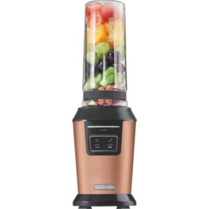 Sencor - Smoothieblender med tillbehör 800W/230V kopparfärgad