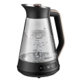 Sencor - Snabb vattenkokare med temperaturreglering 1,5 l 2150W/230V svart/roséguld