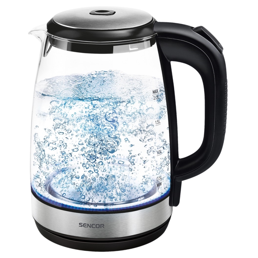 Sencor - Snabbkokande vattenkokare 2 l 2200W/230V