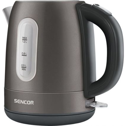 Sencor - Vattenkokare 1,2 l 2150W/230V antracit