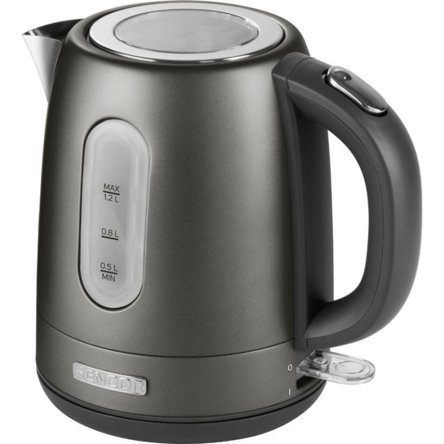 Sencor - Vattenkokare 1,2 l 2150W/230V antracit