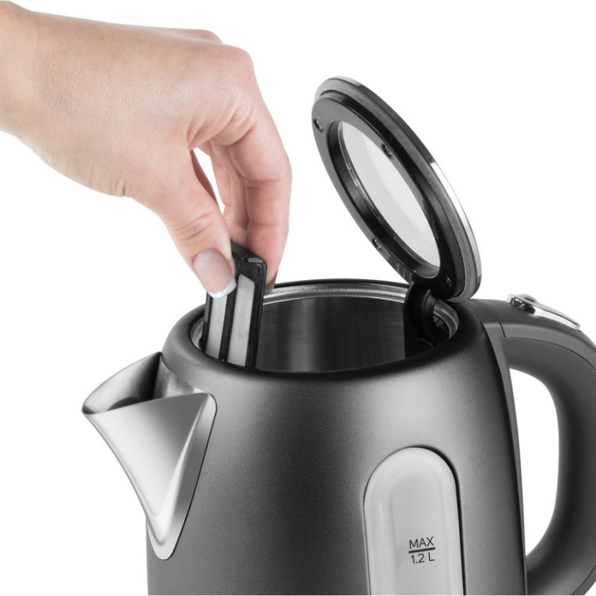 Sencor - Vattenkokare 1,2 l 2150W/230V antracit