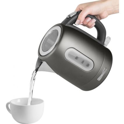 Sencor - Vattenkokare 1,2 l 2150W/230V antracit