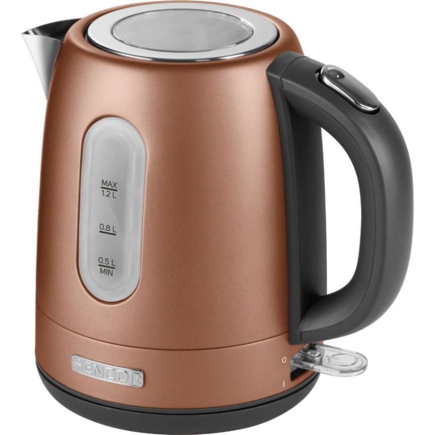 Sencor - Vattenkokare 1,2 l 2150W/230V kopparfärgad