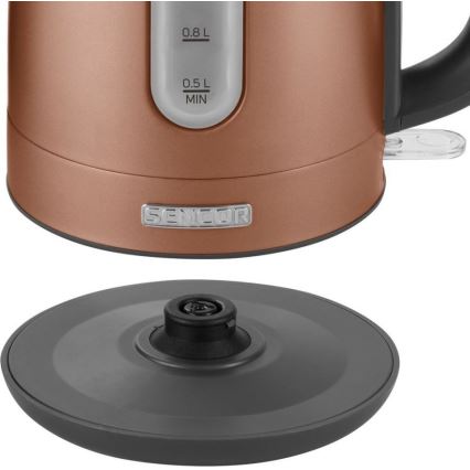 Sencor - Vattenkokare 1,2 l 2150W/230V kopparfärgad