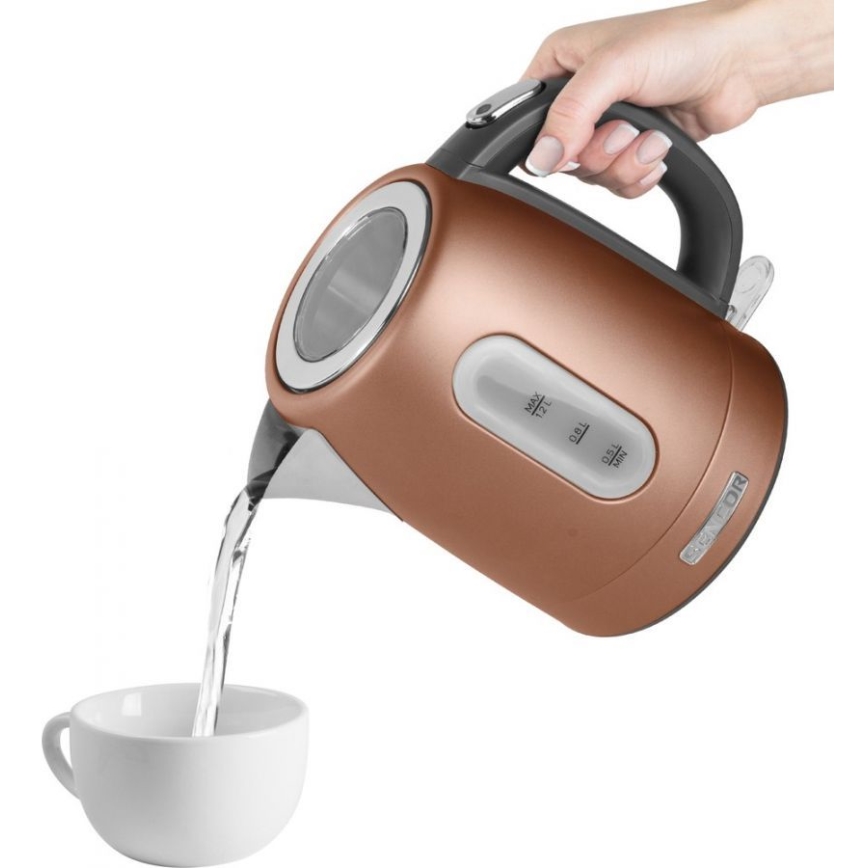 Sencor - Vattenkokare 1,2 l 2150W/230V kopparfärgad