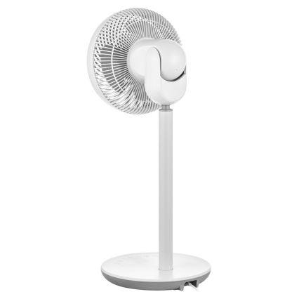 Sencor - Stående fläkt 3D UltraSilent 26W/230V vit + fjärrkontroll