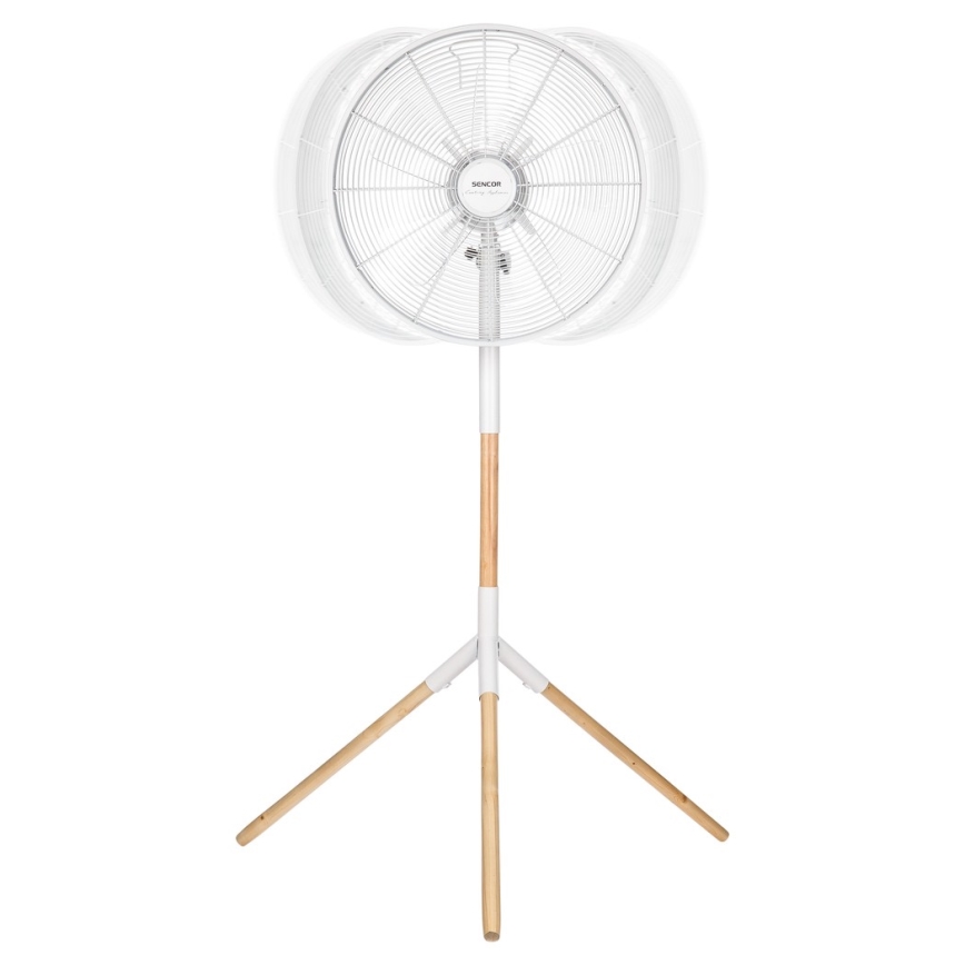 Sencor - Stående fläkt 50W/230V vit/bok