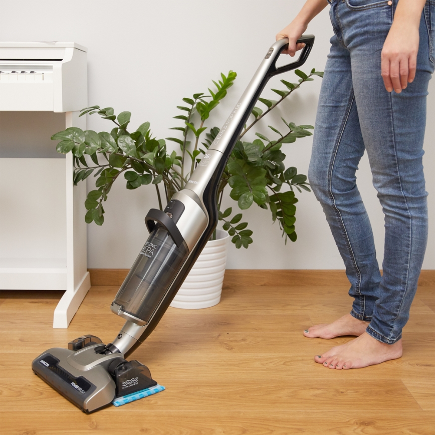Sencor - Stavmopp med elektrisk roterande borste och mopp 150W/36V 2150 mAh